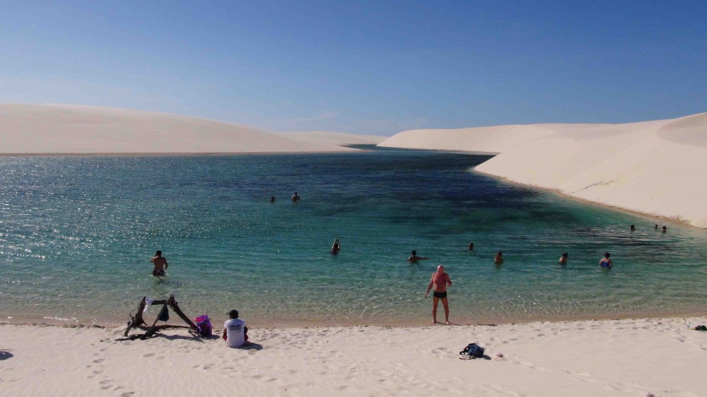 Baden in der Lençóis Maranhenses