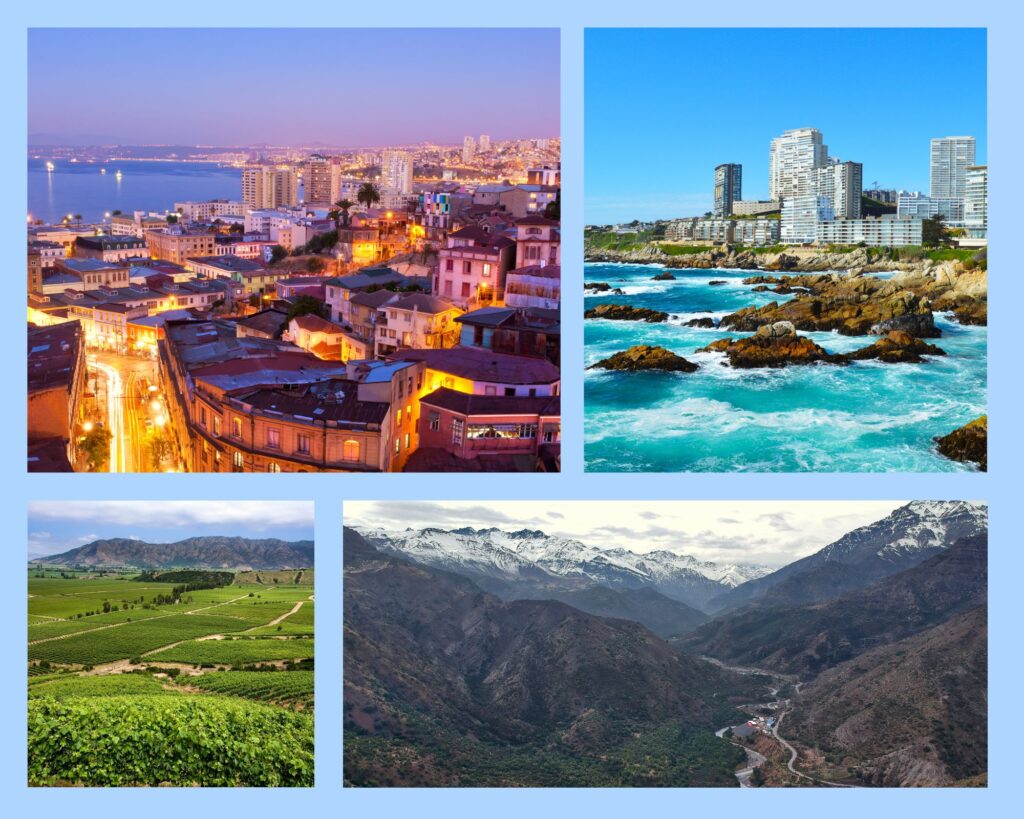 Ausflüge von Santiago aus: Valparaíso, Viña del Mar Colchagua-Tal mit Weinanbau und Cajón del Maipo