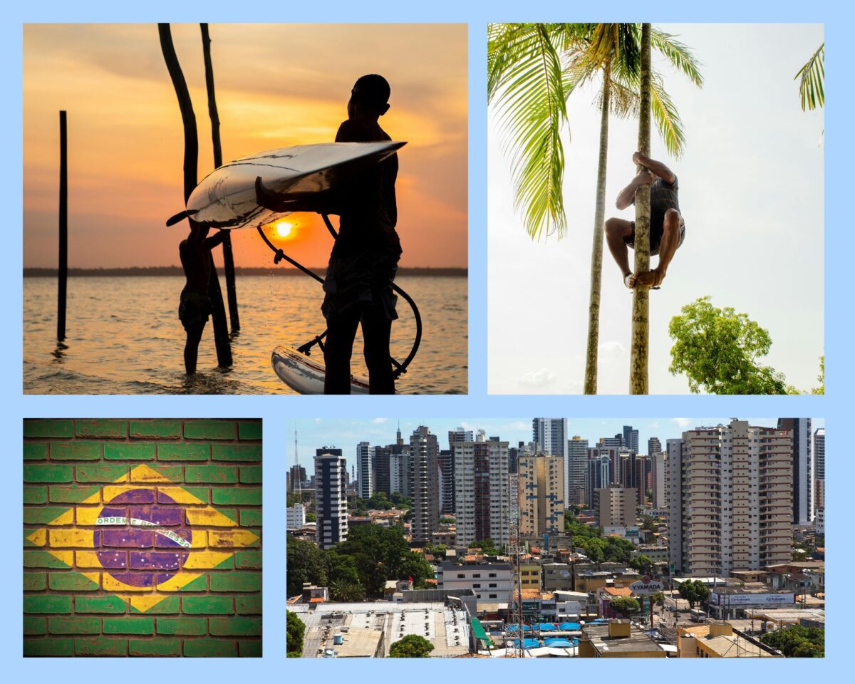 Belém Brasilien – Übersicht der Stadt mit Skyline und tropischer Umgebung