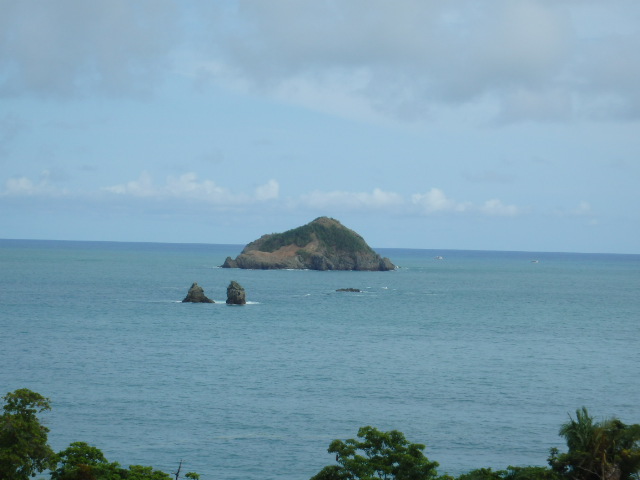 Blick auf Insel in Manuel Antonio