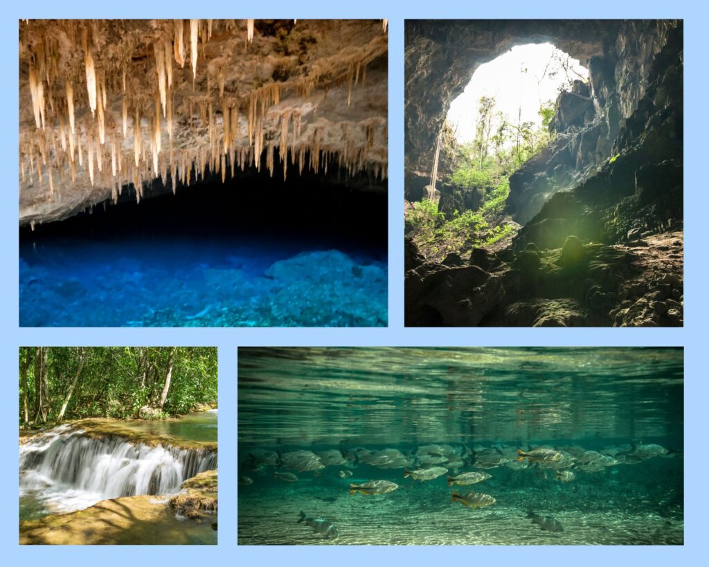 Höhlen, Wasserfälle und glasklare Flüsse rund um Bonito
