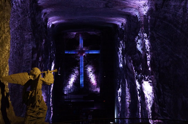 In der Salzkathedrale von Zipaquirá