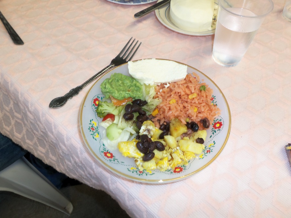 Das Essen auf der Ranch - einfach aber lecker 