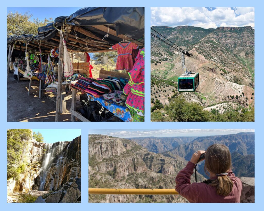 Mögliche Aktivitäten bei Stopps: Besuch lokaler Märkte, Fahrt mit der Gondel, Wanderungen zu Wasserfällen und Besuch von Aussichtspunkten