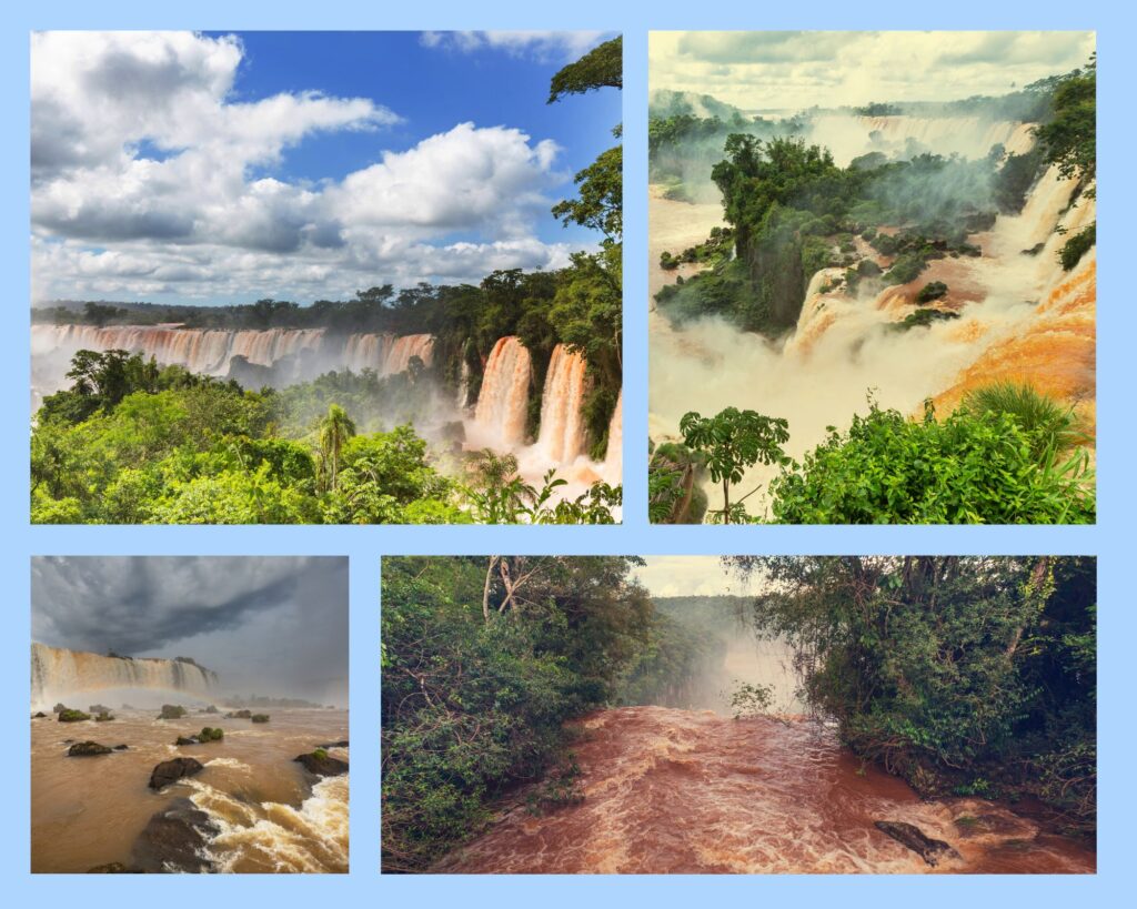 Eindrücke von den Wasserfällen in der Regenzeit