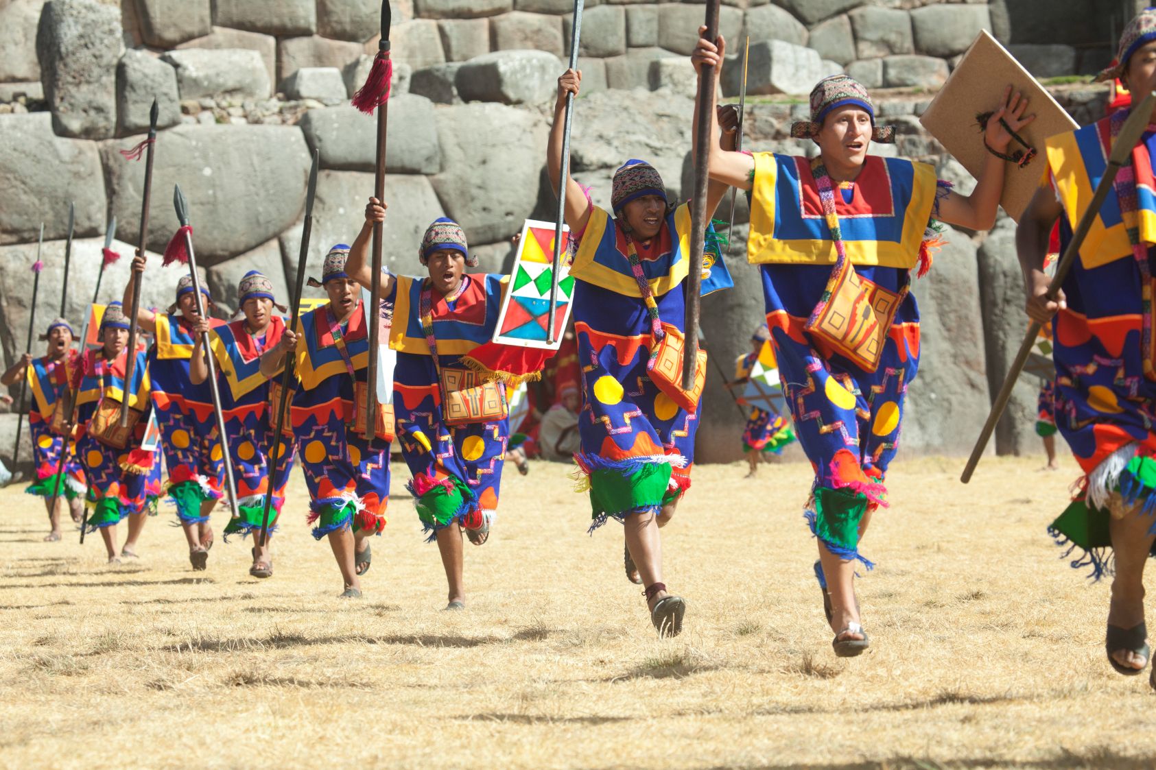Inti Raymi in Sacsayhuaman (© Gihan Tubbeh / PROMPERU)