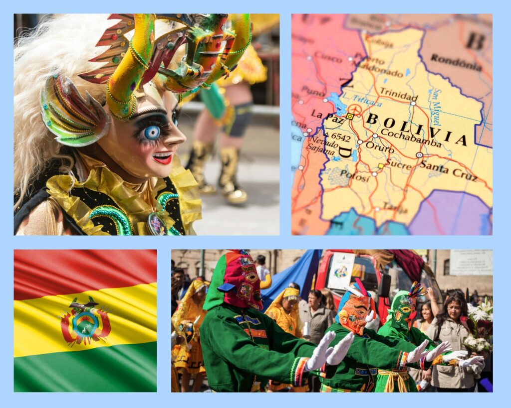 Bolivien hält ein besonders traditionsreiches Karnevalerlebnis bereit. Bunte Masken und aufwendige Kostüme sind ein wichtiges Merkmal.