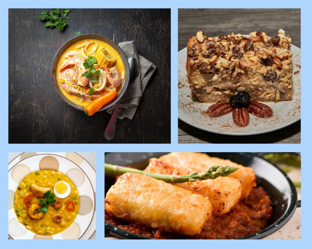 Typische Gerichte in der Osterzeit: Chupe de Viernes Santo, Capirotada, Fanesca und Bacalao