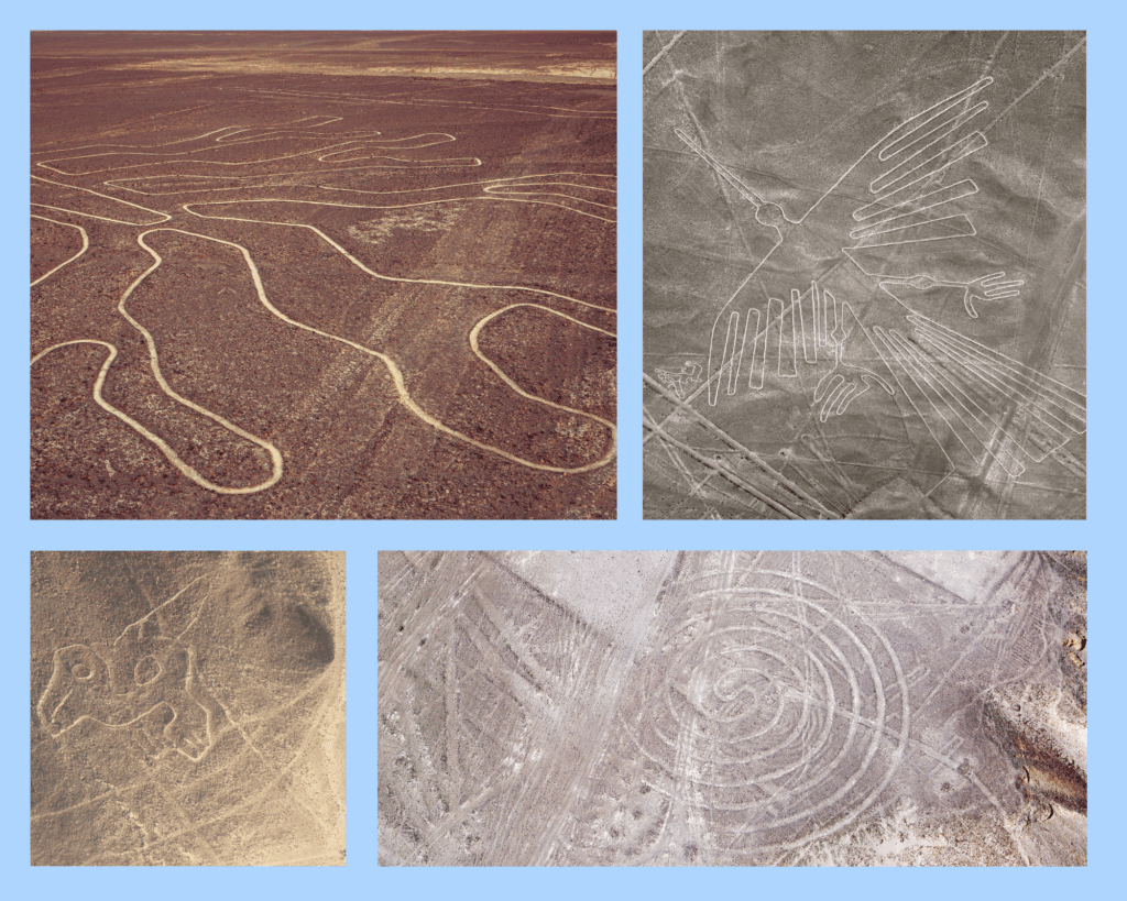 Weitere Scharrbilder in Nazca