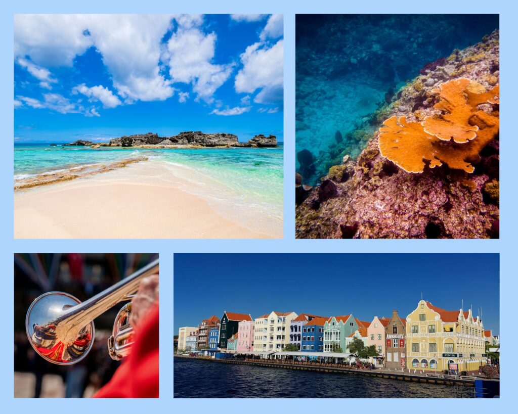 Traumhafte Karibik mit Stränden, Riffen, viel Musik und Kolonialarchitektur in Willemstad