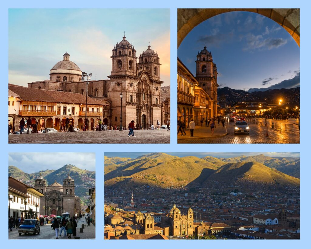 Verschiedene Ansichten von Cusco