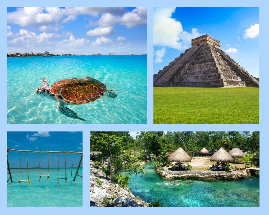 Rundreise Mexiko – Yucatán mit Cancún, Chichén Itzá, und Karibikstränden