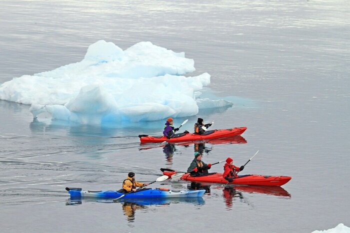 Kayaking in der Antarktis