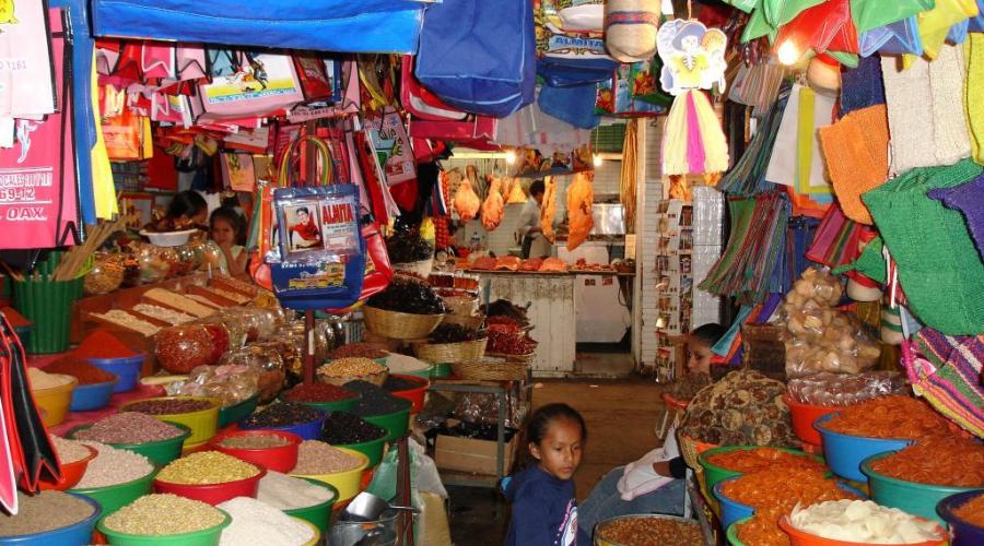 Marktstand in Oaxaca